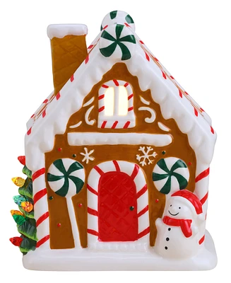 Mr. Christmas 7" Nostalgic Ceramic Lit Gingerbread House