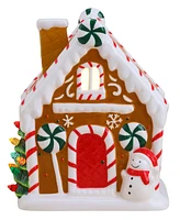 Mr. Christmas 7" Nostalgic Ceramic Lit Gingerbread House