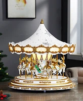 Mr. Christmas 17" Animated Snowflake Crystal Carousel