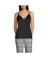 Lands' End Women's Satin Vneck Camisole