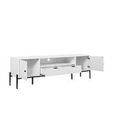 Slickblue Modern Tv Console and Entertainment Center with Storage for Organized Living Room Setup