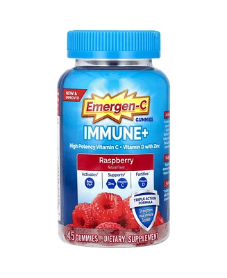 Emergen-c Immune+ Vitamin C + Vitamin D with Zinc Gummies Raspberry