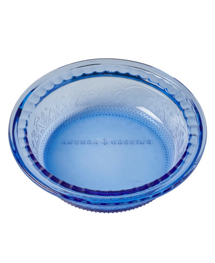 Anchor Hocking 9.25" Laurel Embossed Pie Dish