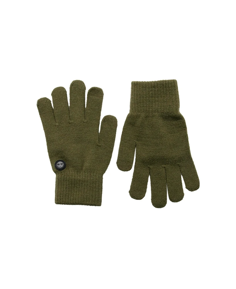 Timberland Men's Touch Tips and Rubber Logo Magic Glove