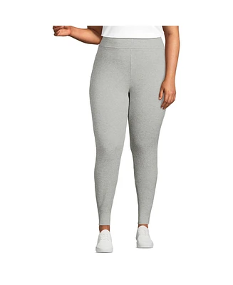 Lands' End Plus High Rise Serious Sweats Fleece Lined Pocket Leggings