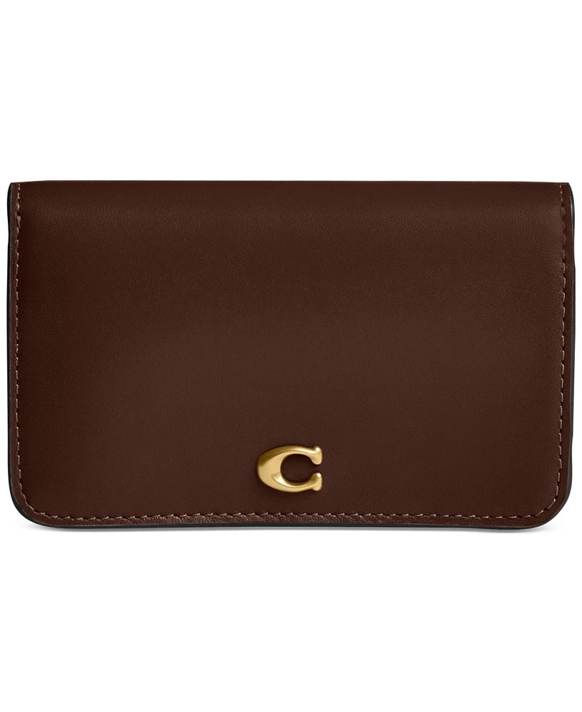 Coach Essential Slim Leather Card Case