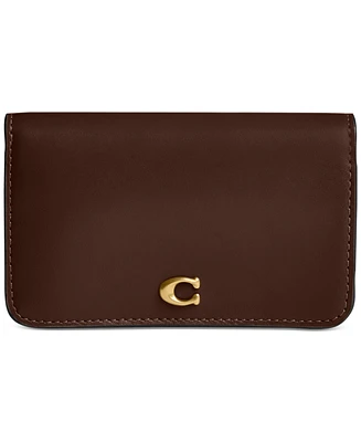 Coach Essential Slim Leather Card Case