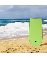 Hongge Super Surfing Lightweight Bodyboard with Leash-l