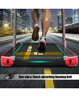 2.25HP 2-in-1 Folding Treadmill – Dual Display & App Control