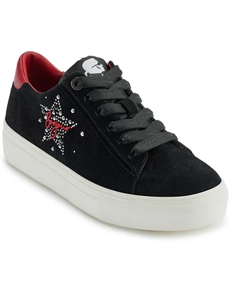 Karl Lagerfeld Paris Women's Cate Sayings Lace Up Sneakers