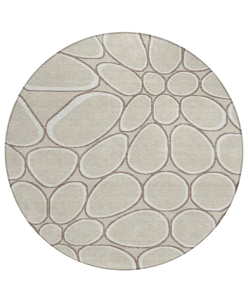 Addison Chantille Machine Washable ACN1041 8'x8' Round Area Rug