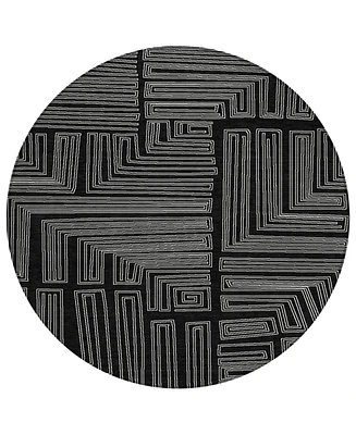Addison Chantille Machine Washable ACN1045 8'x8' Round Area Rug