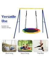 Hongge Extra Large Heavy Duty A-Frame Steel Swing Stand