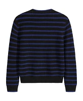 Scotch & Soda Big Boys Yarn Dye Stripe Crew Neck Sweater