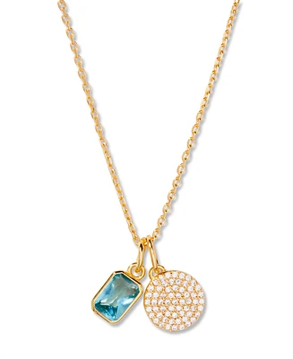 brook & york Adeline Charm Birthstone Necklace