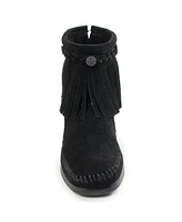 Minnetonka Women's Suede High Top Back Zip Boots