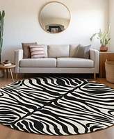 Addison Chantille Machine Washable ACN1042 8'x8' Round Area Rug