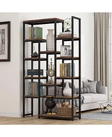 Tribesigns 12-Shelf Display Shelves Book Storage Organizer Set of 2,6-Tier Bookshelf 70.9 inch Tall Bookcase