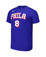 Nike Men's and Women's Paul George Royal Philadelphia 76ers Name Number T-Shirt