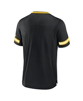 Fanatics Men's Black Pittsburgh Steelers Stripe Stacking T-shirt