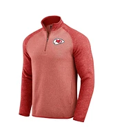 Fanatics Men's Red Kansas City Chiefs Tonal Quarter-Zip Jacket