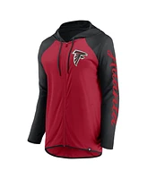 Fanatics Women's Red/Black Atlanta Falcons Script Full-Zip Hoodie