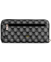 Guess G Wave Large Zip Around Wallet