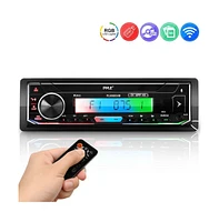 Pyle Marine Bluetooth Stereo Receiver - Am/Fm/MP3/Usb/Sd, Lcd Display, Single Din (PLMRB38B)