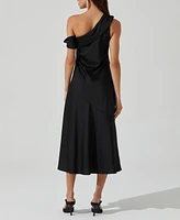 Astr the Label Women's Orissa Asymmetric-Neck Dress