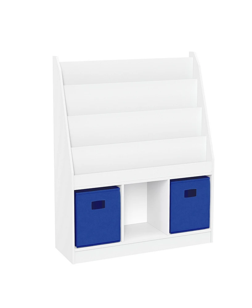 Kids Bookrack with Three Cubbies