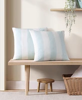 Closeout! Tommy Bahama Home Awning Stripe Cotton Decorative Pillow, 20" x