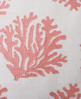 Tommy Bahama Home Coral Island Slub Decorative Pillow, 20" X 20"