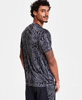 Reebok Men's Snake Aop Train Crewneck T-Shirt