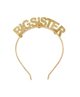 Sweet Wink Child Girl's Gold Big Sister Headband