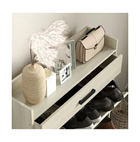 Slickblue Shoe Storage Cabinet - Practical and Stylish Organizer for Footwear in Any Entryway or Closet