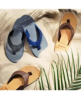 Mio Marino Men's Comfortable Memory Foam Flip Flops