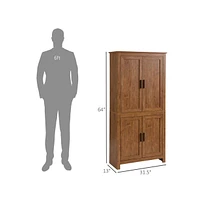 Slickblue Oak Storage Cabinet - Stylish and Durable Organizer for Home or Office Use