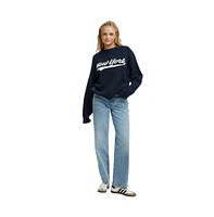 Cotton On Women's Varsity Crew Neck Pullover