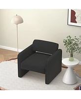 single sofa chair, upholstered comfortable chair with armrests