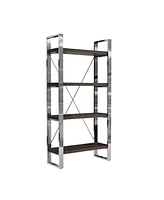 Boyel Living 4-Layer Vertical Storage Rack Bookshelf