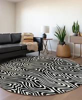 Addison Chantille Machine Washable ACN1020 8'x8' Round Area Rug