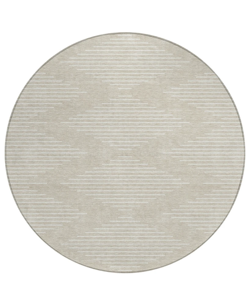 Addison Chantille Machine Washable ACN1016 8'x8' Round Area Rug