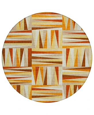 Addison Chantille Machine Washable ACN1012 8'x8' Round Area Rug