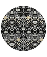 Addison Chantille Machine Washable ACN1009 8'x8' Round Area Rug