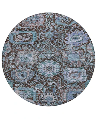 Addison Chantille Machine Washable ACN1101 8'x8' Round Area Rug