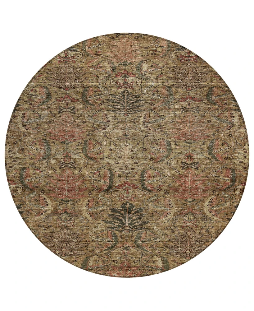 Addison Chantille Machine Washable ACN1082 8'x8' Round Area Rug