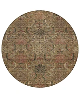 Addison Chantille Machine Washable ACN1082 8'x8' Round Area Rug