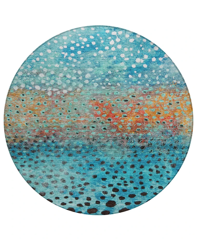 Addison Chantille Machine Washable ACN1074 8'x8' Round Area Rug