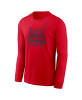 Nike Men's Red Arizona Wildcats Alternate Logo Long Sleeve T-Shirt