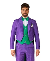 Suitmeister Men's Official Dc Comics Joker Tailcoat Costume - Halloween Suits Purple